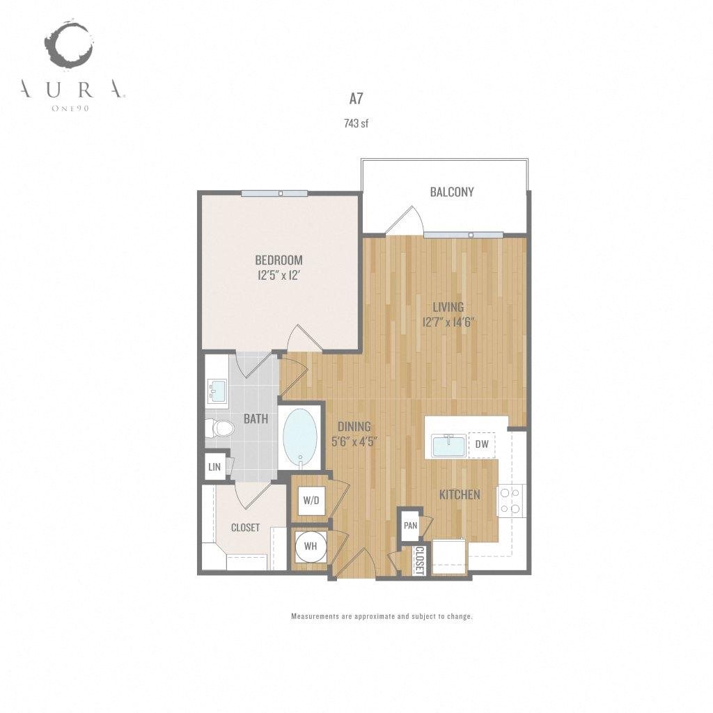 Aura One90 Apartments A7 Floor Plan Aura One90 Apartments A7 Floor Plan